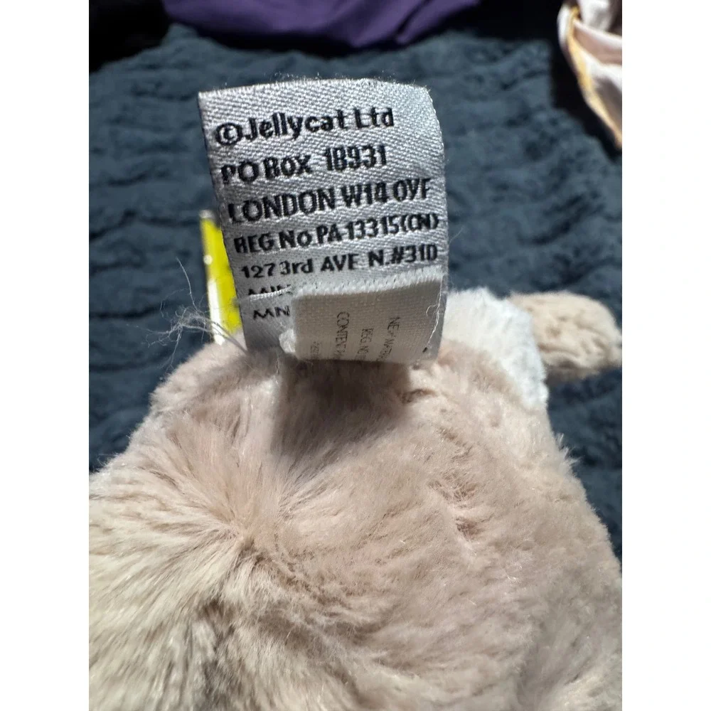 Jellycat Bashful Bunny Beige Oatmeal Stuffed Animal Plush 7 Inch Small